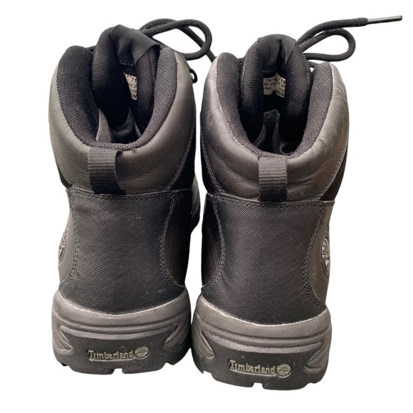 Timberland Chocorua Trail Mid Hiking Boots Men\'s 11 Black Lace Up Closure 18193